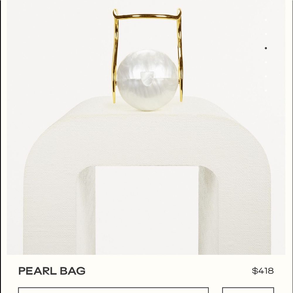 NWT Cult Gaia Pearl Bag